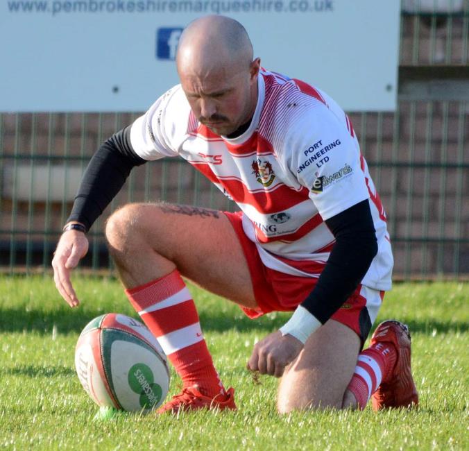 James Trueman - try hat-trick for Milford winger. Picture Gordon Thomas